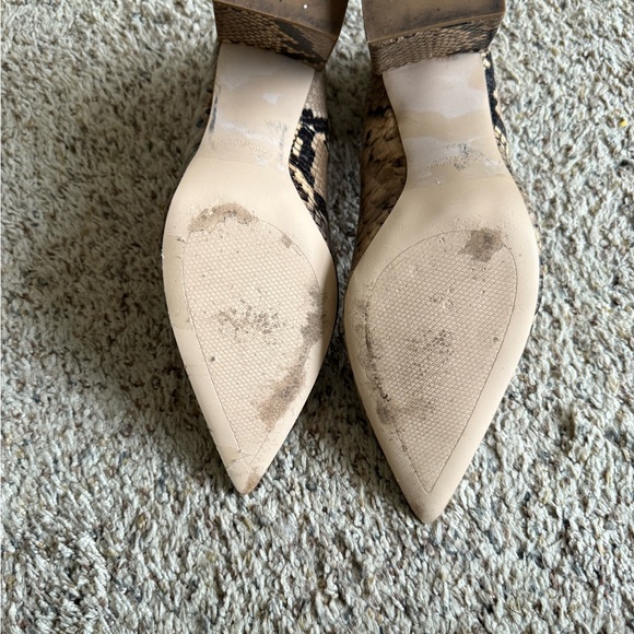 Zara snake skin block heel - Picture 4 of 4